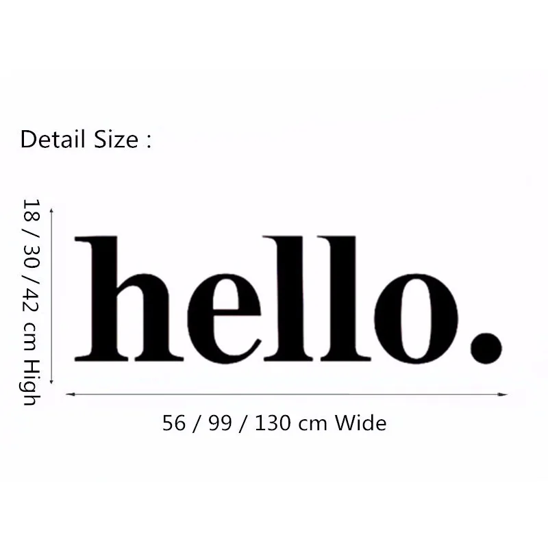 Hello Wall Decal Quotes - Hello Door Decal Welcome Wall Stickers - Hello Wall Quote Stickers Home Decor - Simple Design Style
Hello Wall Decal Quotes - Hello Door Decal Welcome Wall Stickers - Hello Wall Quote Stickers Home Decor - Simple Design Style
