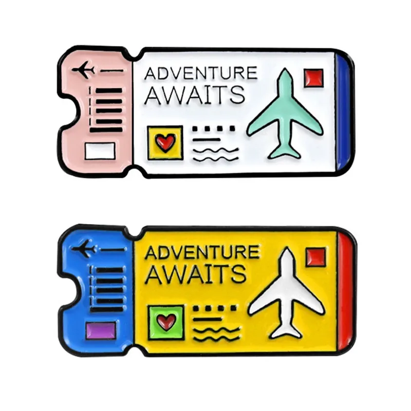 Pinksee Cute Cartoon Air Ticket Alloy Brooch Mini Enamel Pins Badge Enamel Lapel Pin Lovely Dresses Hat Scarf Accessories
Pinksee Cute Cartoon Air Ticket Alloy Brooch Mini Enamel Pins Badge Enamel Lapel Pin Lovely Dresses Hat Scarf Accessories