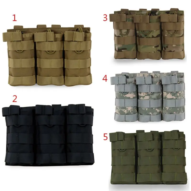 Outdoor Hunting Tactical MOLLE Triple Open-Top Magazine Bag Mag Airsoft Military Paintball Equipment Pouch est
Outdoor Hunting Tactical MOLLE Triple Open-Top Magazine Bag Mag Airsoft Military Paintball Equipment Pouch est