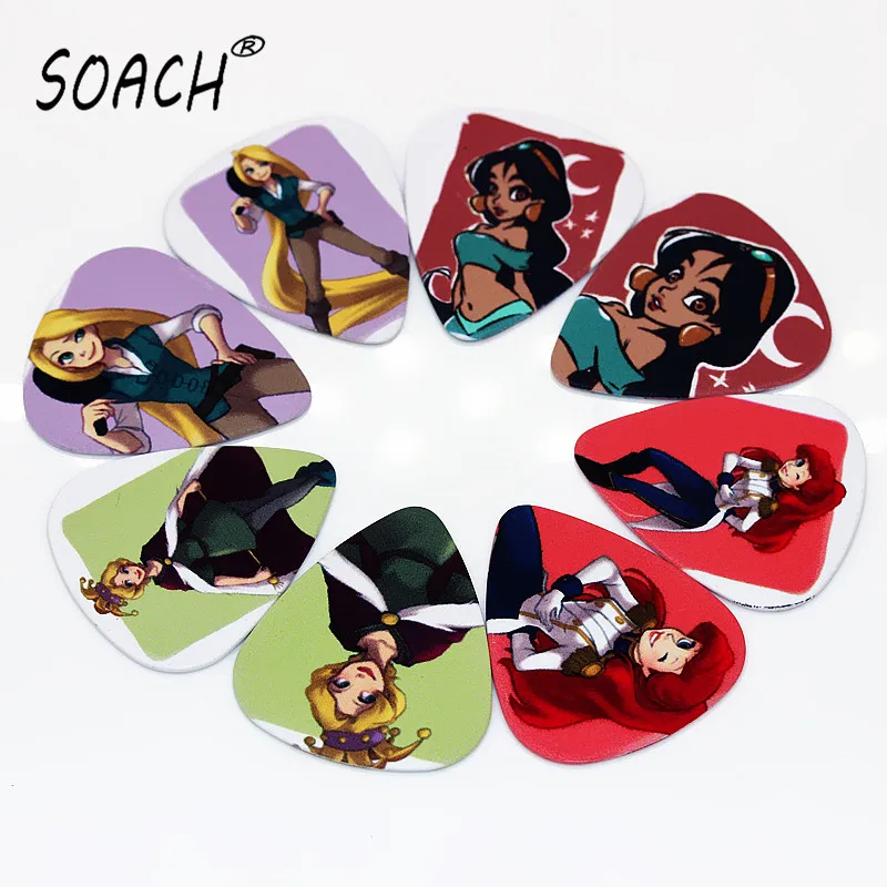 SOACH 10pcs Newest The cartoon princess Guitar Picks Thickness 0.46mm guitar pick ukelele Guitar Accessories
SOACH 10pcs Newest The cartoon princess Guitar Picks Thickness 0.46mm guitar pick ukelele Guitar Accessories