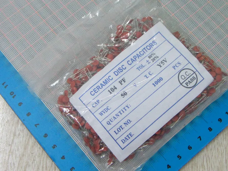 1000pcs/lot High Quality 0.1UF 104 50V Ceramic dielectric Capacitor 0.1UF 104 50V dip ceramic capacitors 0.1uf
1000pcs/lot High Quality 0.1UF 104 50V Ceramic dielectric Capacitor 0.1UF 104 50V dip ceramic capacitors 0.1uf
