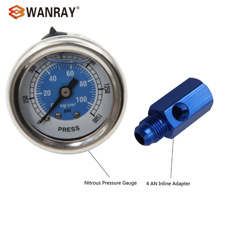 Замена для NOS или NX азотистого манометра + 6 Встроенный адаптер|gauge adapter|gauge pressurenos