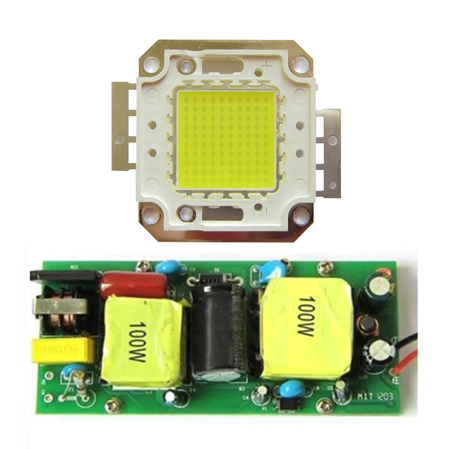 High Power 100W Warm White 3500K/White 6500K SMD LED Lamp Floodlight Part With NON-Waterproof AC 85~265V LED Driver
High Power 100W Warm White 3500K/White 6500K SMD LED Lamp Floodlight Part With NON-Waterproof AC 85~265V LED Driver