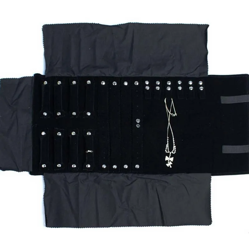 Jewelry Display Rolls Travel Portable Organizer Multi Funtional Bag Foldable For Earring Ring Chain Necklace Storage Cases
Jewelry Display Rolls Travel Portable Organizer Multi Funtional Bag Foldable For Earring Ring Chain Necklace Storage Cases