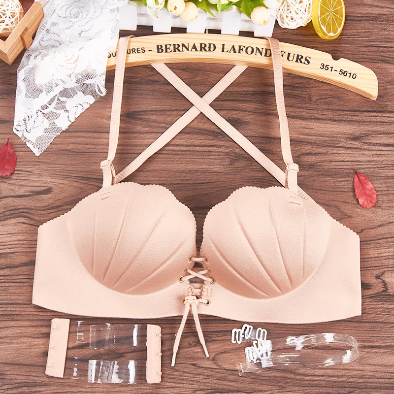 Big size Shell Shape Invisible bra big size dress multi way wire free Super Push Up bra Massage Seamless Sexy party wedding Bra
Big size Shell Shape Invisible bra big size dress multi way wire free Super Push Up bra Massage Seamless Sexy party wedding Bra
