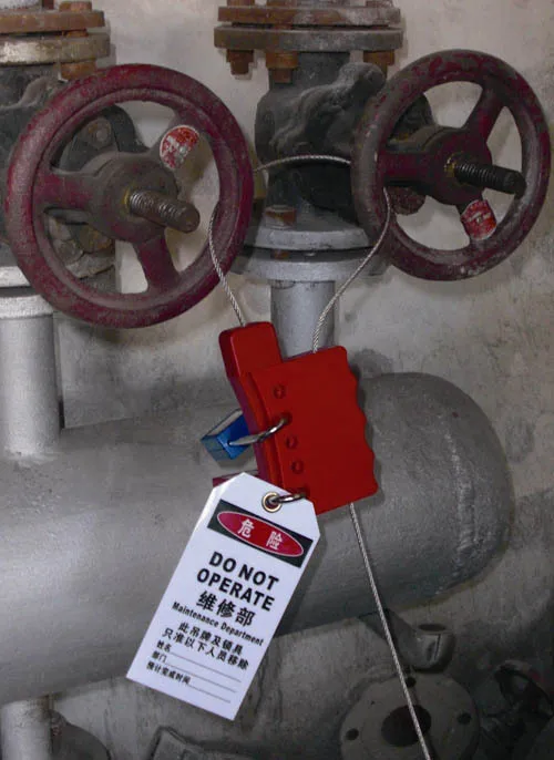 Universal,Adjustable Cable Safety Lock , gate valve Lock/ Diameter (3mm) Insulated cable,Industrial safety locks
Universal,Adjustable Cable Safety Lock , gate valve Lock/ Diameter (3mm) Insulated cable,Industrial safety locks