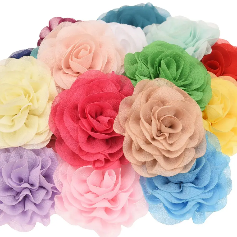 12PCS Chiffon Ruffles Hair Flower 7cm Chiffon Flowers Hair Accessories Fashion Accessory Wedding decoration flower for Headband
12PCS Chiffon Ruffles Hair Flower 7cm Chiffon Flowers Hair Accessories Fashion Accessory Wedding decoration flower for Headband