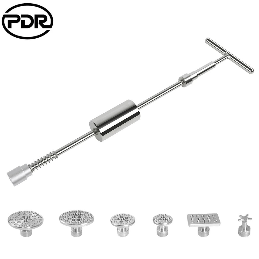 PDR Tools Dent Removal Dent Repair Tools Dent Puller Slide Hammer with 6pcs Metal Glue Tabs Suction Cup for Over 10cm Car Dent
PDR Tools Dent Removal Dent Repair Tools Dent Puller Slide Hammer with 6pcs Metal Glue Tabs Suction Cup for Over 10cm Car Dent