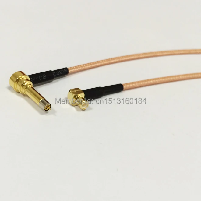 Новый MCX Штекер правый угол к MS156 соединитель RG316 коаксиальный кабель 15 см 6 дюймов
