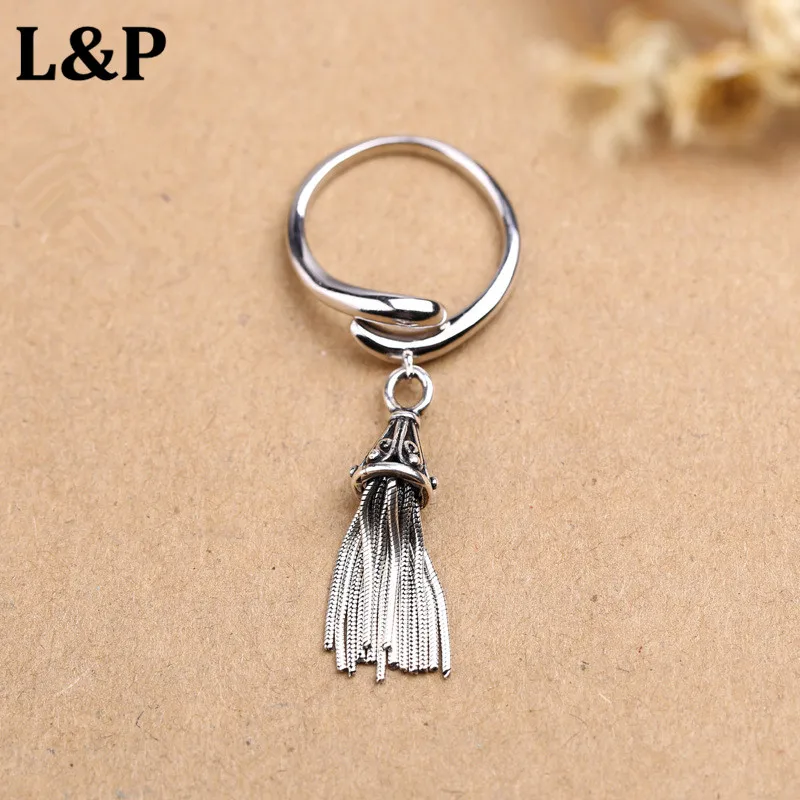 L&P Authentic 100% 925 Sterling Silver Ring For Women Vintage Tassels Ring Original Wedding Jewelry
L&P Authentic 100% 925 Sterling Silver Ring For Women Vintage Tassels Ring Original Wedding Jewelry