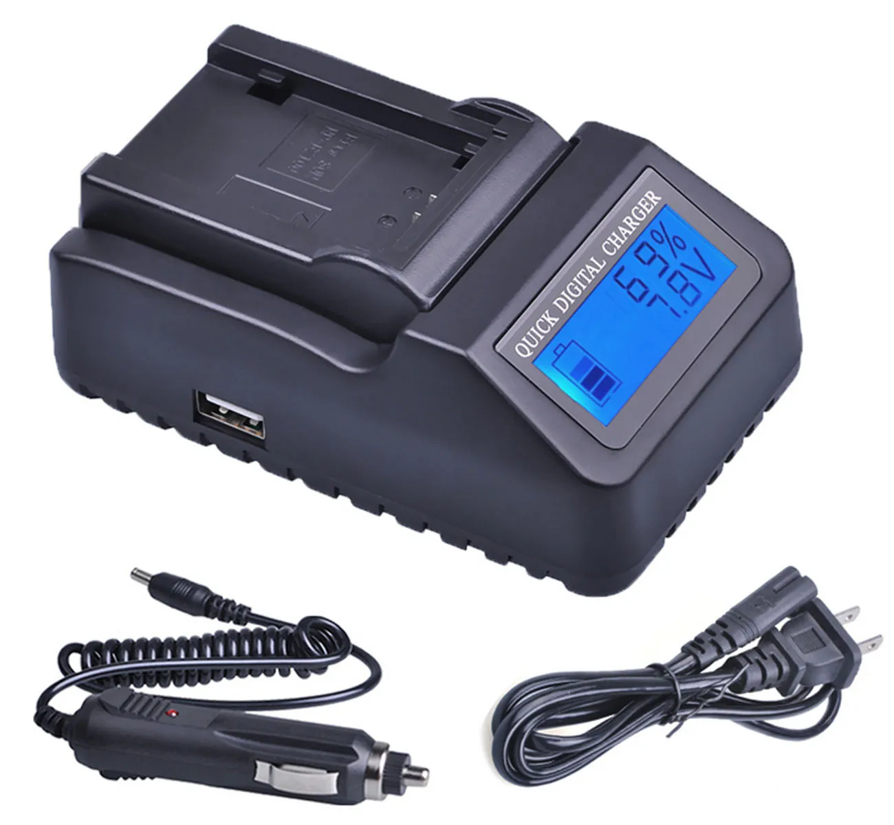 

Battery Charger for Panasonic HDC-HS9, HDC-HS20, HDC-HS100, HDC-HS200, HDC-HS250, HDC-HS300, HDC-HS350, HDC-HS700 Camcorder