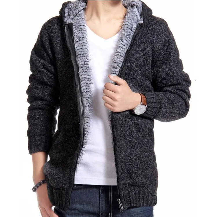 2022 Warm Knitwear Jacket Fashion Man Knitting Men's Warm Sweaters Cardigan Outwear Winter Winter Thick Hooded
2022 Warm Knitwear Jacket Fashion Man Knitting Men's Warm Sweaters Cardigan Outwear Winter Winter Thick Hooded