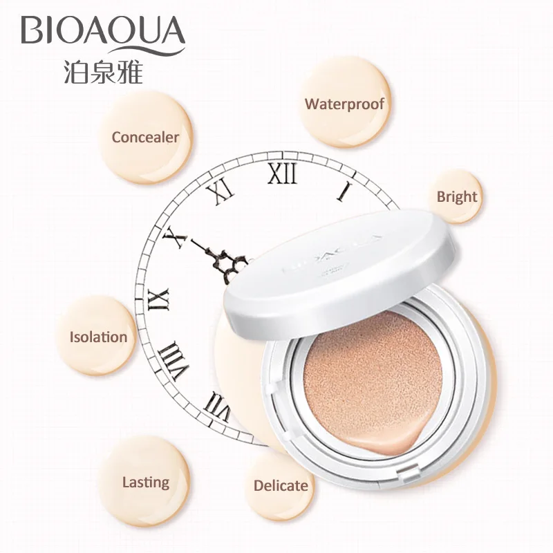 BIOAQUA Makeup Beauty 1PCS Sunscreen Air Cushion BB CC Cream Concealer Moisturizing Foundation Whitening Makeup Bare For Face
BIOAQUA Makeup Beauty 1PCS Sunscreen Air Cushion BB CC Cream Concealer Moisturizing Foundation Whitening Makeup Bare For Face