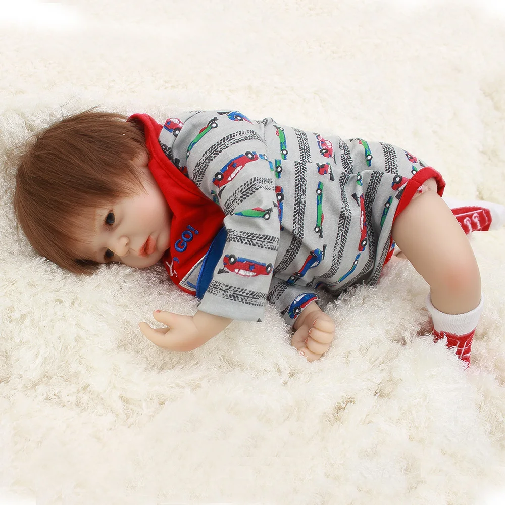 Bebe reborn doll 52 cm Realistic vinyl 21'' Reborn Baby Doll For Sale Lifelike Baby Alive Dolls Kids Playmate Xmas Gifts
Bebe reborn doll 52 cm Realistic vinyl 21'' Reborn Baby Doll For Sale Lifelike Baby Alive Dolls Kids Playmate Xmas Gifts