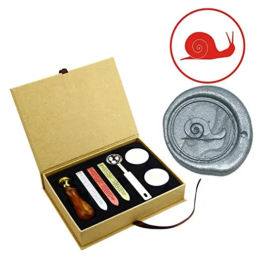 Snails Wax Seal Stamps Kit Gift Art Brass Wooden Handle Wedding Party invitation Envelope Stamps
Snails Wax Seal Stamps Kit Gift Art Brass Wooden Handle Wedding Party invitation Envelope Stamps