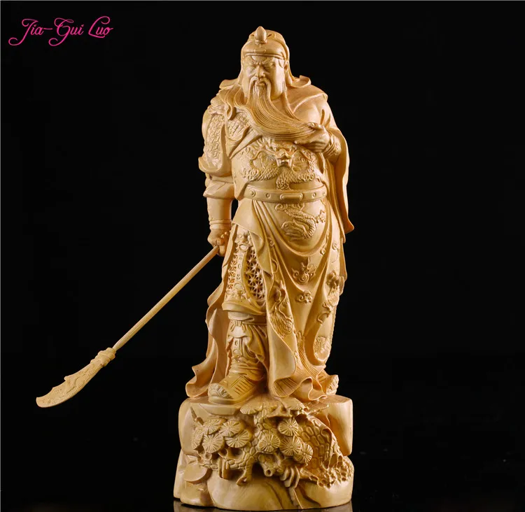 JIA-GUI LUO Creativebirthday gift boxwood carving home decoration wooden crafts Chinese Buddha sculpture Guan Gong A017
JIA-GUI LUO Creativebirthday gift boxwood carving home decoration wooden crafts Chinese Buddha sculpture Guan Gong A017