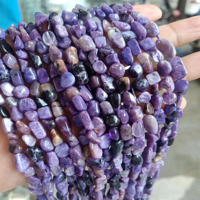 Irregular Freefrom Shape 5-8MM Genuine Natural Charoite Stone Beads Fit Bracelet Necklace Loose Stone Beads For Jewelry Making
Irregular Freefrom Shape 5-8MM Genuine Natural Charoite Stone Beads Fit Bracelet Necklace Loose Stone Beads For Jewelry Making