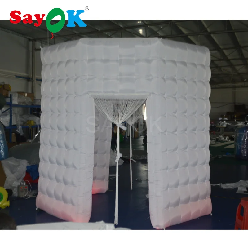D2.5m*H2.5m Inflatable Octagon Photo Booth Backdrop Inflatable Tent with Opposite Doors And Single Window for Wedding Party
D2.5m*H2.5m Inflatable Octagon Photo Booth Backdrop Inflatable Tent with Opposite Doors And Single Window for Wedding Party
