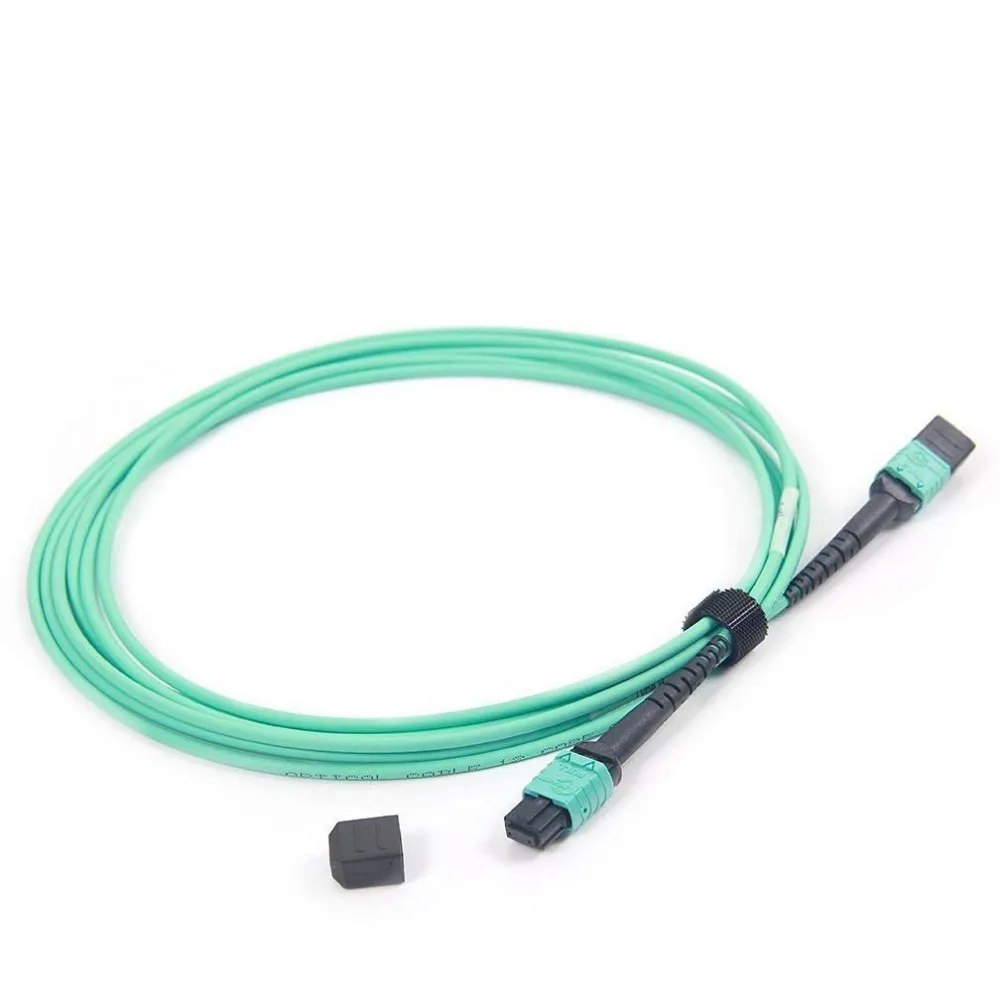 MPO-MPO Patch Cord, OM3 Multimode Fiber, 12-core Fiber for QSFP+Transceivers Application
MPO-MPO Patch Cord, OM3 Multimode Fiber, 12-core Fiber for QSFP+Transceivers Application