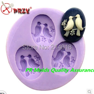 Bird Lovers Modelling Fondant Molds Fondant Cake Decoration Mold No.si409 Wholesale Chocolate Silicon Moulds Silicone Rubber
Bird Lovers Modelling Fondant Molds Fondant Cake Decoration Mold No.si409 Wholesale Chocolate Silicon Moulds Silicone Rubber