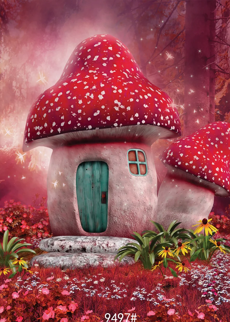 Fairy Tale Mushroom House Sun Flowers Vinyl Photography Backdrops for Studio Portrait Child Baby Shower Party Play Photo Shoot
Fairy Tale Mushroom House Sun Flowers Vinyl Photography Backdrops for Studio Portrait Child Baby Shower Party Play Photo Shoot
