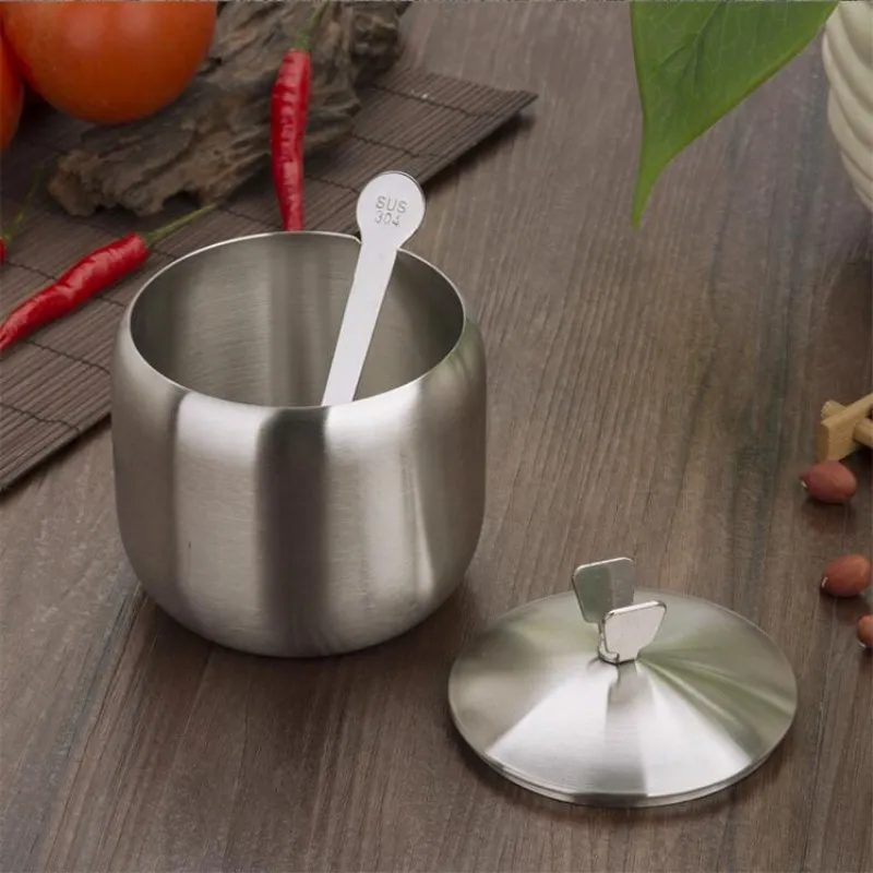 Контейнер для специй из нержавеющей стали 304|seasoning pot|container kitchenkitchen can |