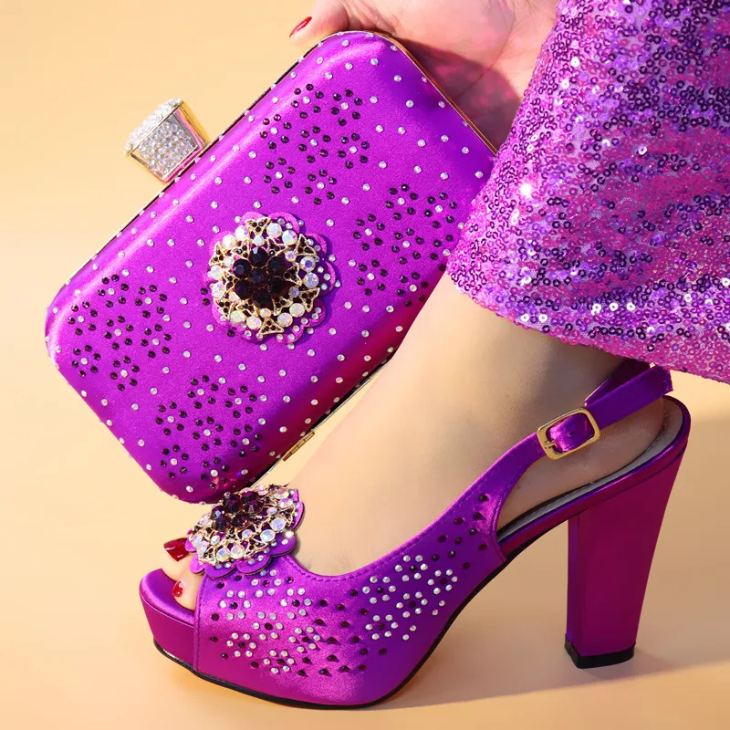 Latest Design Italian Shoes with Matching Bag 2019 Shoes Woman High Heel Wedding Shoes Shoe and Bag Set Decorated with Appliques
Latest Design Italian Shoes with Matching Bag 2019 Shoes Woman High Heel Wedding Shoes Shoe and Bag Set Decorated with Appliques