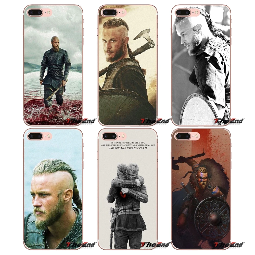 Для samsung Galaxy S2 S3 S4 S5 мини S6 S7 край S8 S9 плюс Примечание 2 3 4 5 8 coque Fundas Рагнар Лодброк