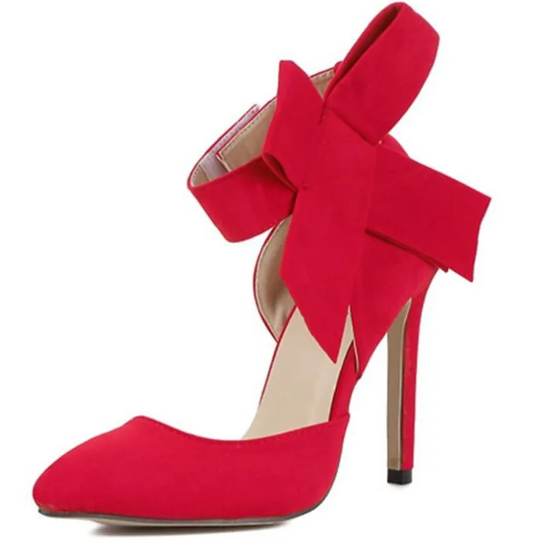 Women Big Bow Tie Pumps Butterfly Pointed Stiletto Shoes Woman High Heels Plus Size Wedding Shoes Bowknot advisable Women's Pum
Women Big Bow Tie Pumps Butterfly Pointed Stiletto Shoes Woman High Heels Plus Size Wedding Shoes Bowknot advisable Women's Pum