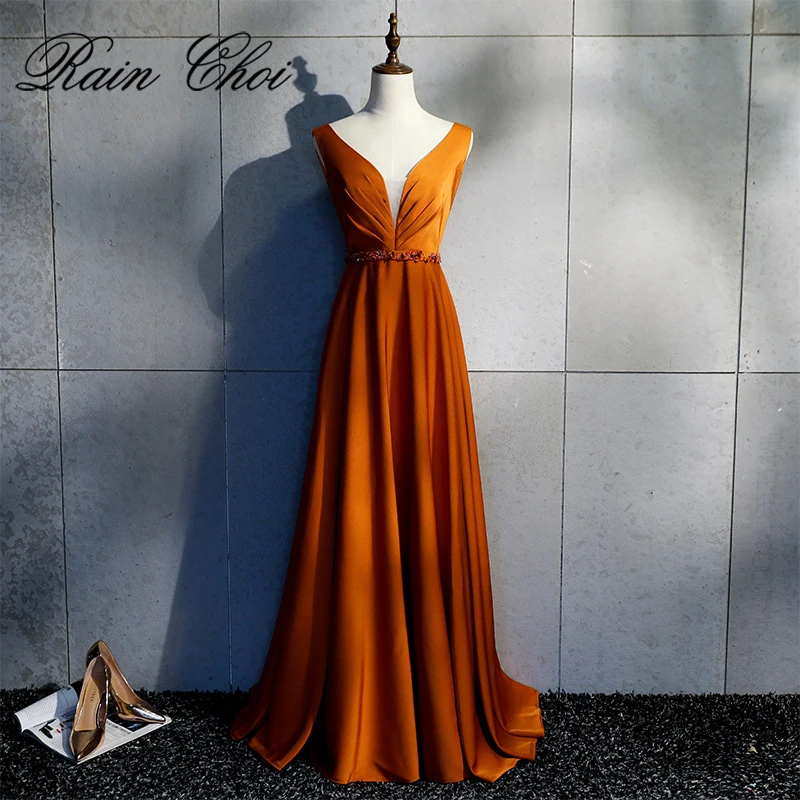 2021 vestidos de baile A-line Formal Prom Dresses vestido de noite V-neck Long Prom Dress
2021 vestidos de baile A-line Formal Prom Dresses vestido de noite V-neck Long Prom Dress