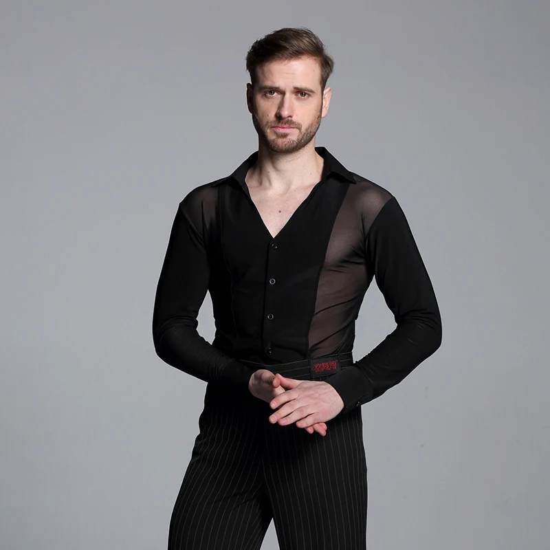 New 2018 Men Black Perspective Competition Waltz Latin Dance Top Men Latin Dance Shirts Men Ballroom Dance Shirts
New 2018 Men Black Perspective Competition Waltz Latin Dance Top Men Latin Dance Shirts Men Ballroom Dance Shirts