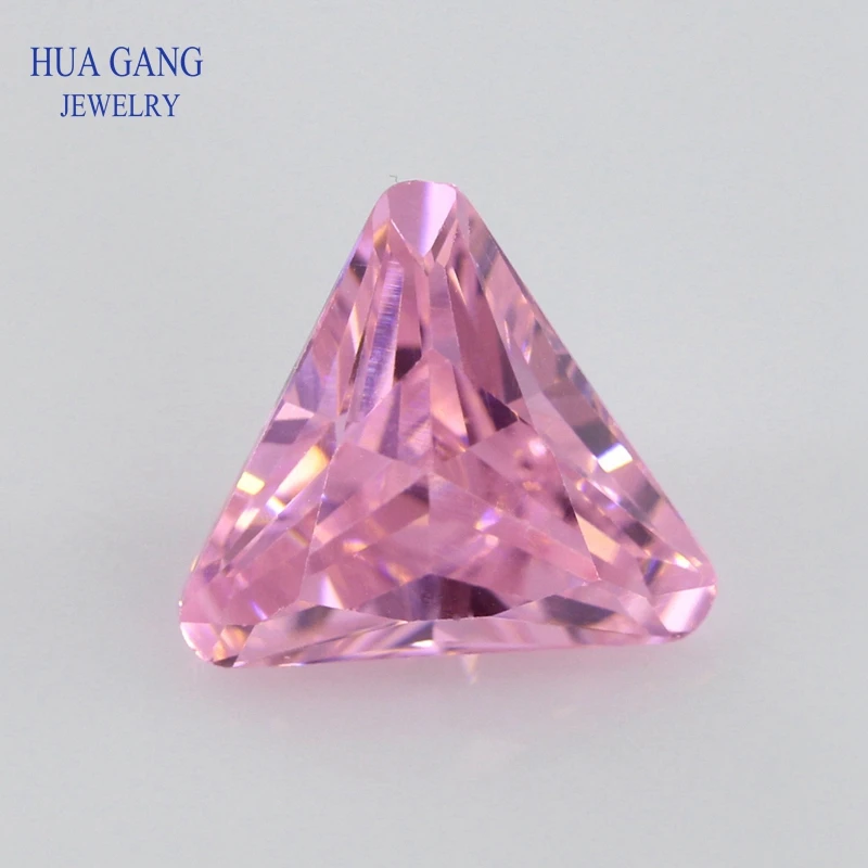 5A Pink Triangle Cut Corner Shape Cubic Zirconia Brilliant Cut Loose CZ Stone Synthetic Gems Beads For Jewelry Size 3x3-10x10mm
5A Pink Triangle Cut Corner Shape Cubic Zirconia Brilliant Cut Loose CZ Stone Synthetic Gems Beads For Jewelry Size 3x3-10x10mm