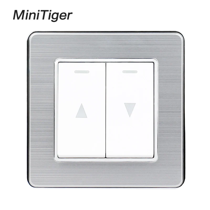 Minitiger Curtain Switch Wall Switch For Electric Curtain Lifting Equipment Stainless Steel Panel
Minitiger Curtain Switch Wall Switch For Electric Curtain Lifting Equipment Stainless Steel Panel