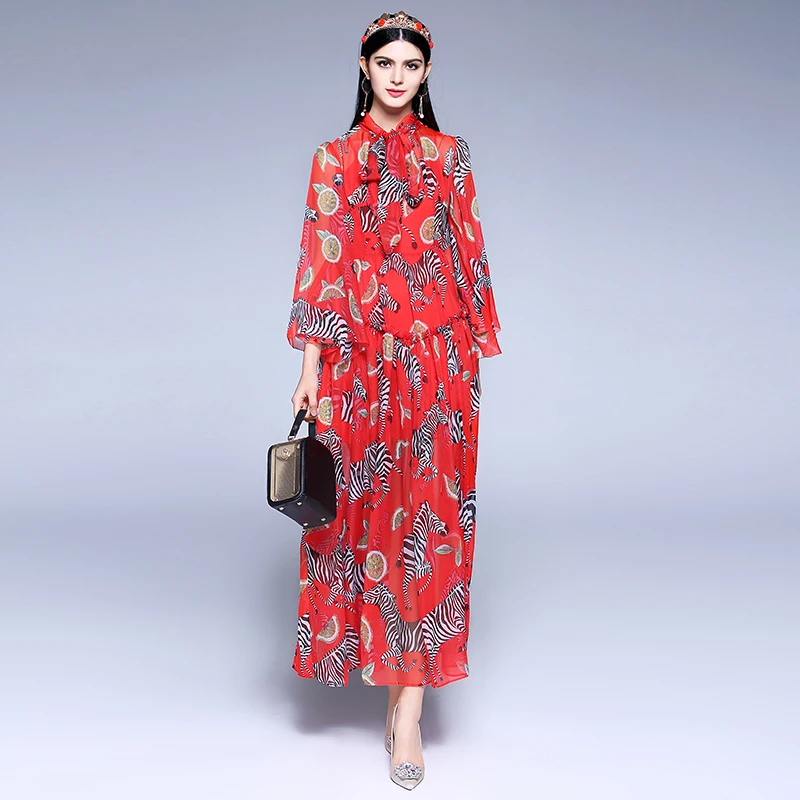 Customized Casual Lemon Animal Zebra Print Three Quarter Sleeved Dress 2018 Spring Summer Elegant Red Dresses
Customized Casual Lemon Animal Zebra Print Three Quarter Sleeved Dress 2018 Spring Summer Elegant Red Dresses