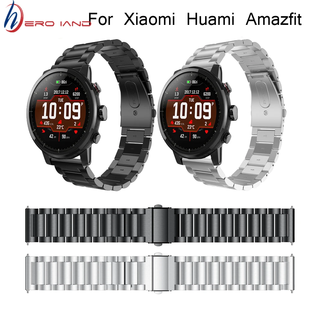 For Original Xiaomi Huami Amazfit Stratos 2 2S /For amazfit pace bracelet strap smart watch band 22mm Stainless steel Wristband
For Original Xiaomi Huami Amazfit Stratos 2 2S /For amazfit pace bracelet strap smart watch band 22mm Stainless steel Wristband
