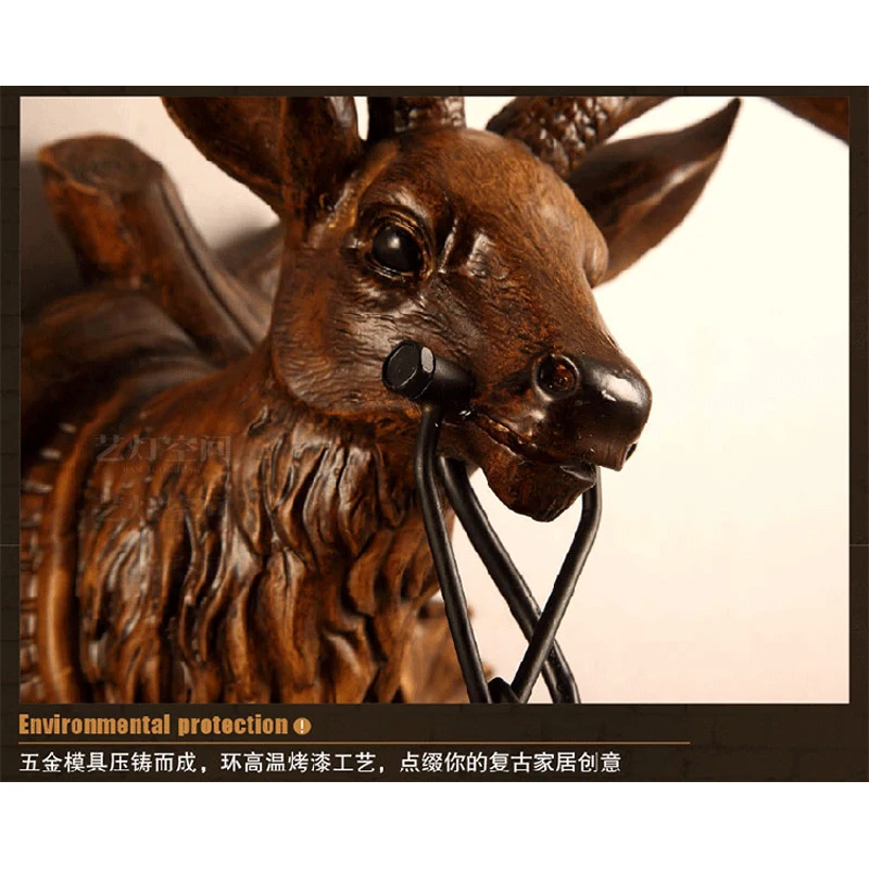 Living Room Entrance Hallway Deer Wall Light Vintage Creative American Bedroom Bedside Antler Wall Lamp LED E27 Edison bulb
Living Room Entrance Hallway Deer Wall Light Vintage Creative American Bedroom Bedside Antler Wall Lamp LED E27 Edison bulb