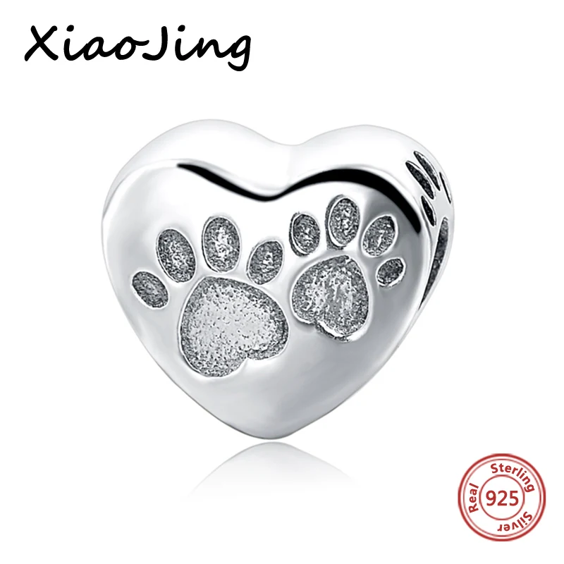 Footprints Dog Love Mom Heart Shape Beads Fit Authentic Pandora Bracelets Charms Silver 925 Original Berloque Valentine's Gifts
Footprints Dog Love Mom Heart Shape Beads Fit Authentic Pandora Bracelets Charms Silver 925 Original Berloque Valentine's Gifts
