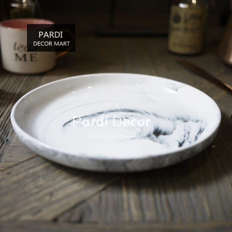American Northern Europe style marble, ceramic dinner plate, large 21cm dinner plate/steak plate 1pc/lot
American Northern Europe style marble, ceramic dinner plate, large 21cm dinner plate/steak plate 1pc/lot