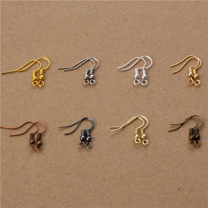 Earrings Hook Wholesale Rhodium Silver Gold Plated 200Pcs/lot 18x19mm Jewelry Materials Accessories Findings Coil Wire
Earrings Hook Wholesale Rhodium Silver Gold Plated 200Pcs/lot 18x19mm Jewelry Materials Accessories Findings Coil Wire