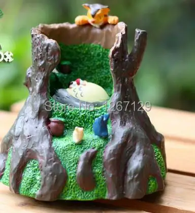 Музыкальная шкатулка Hayao miyazaki ghibli с отверстиями для дерева сна totoro и xiaomei|music|music box