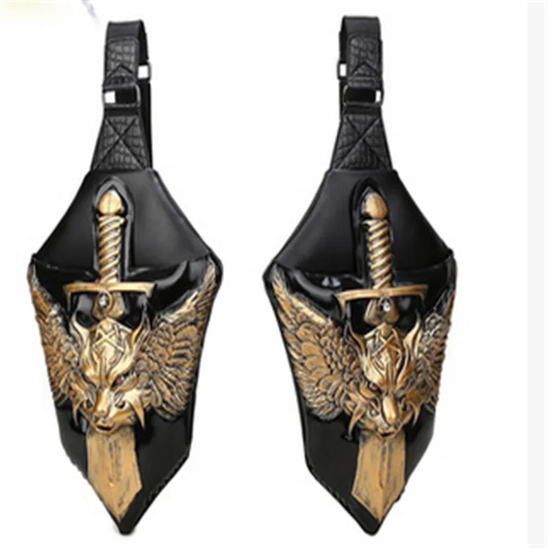 Steelsir Fashion Punk Men Personality Black,Golden And Sliver Chest Bag Gothic Unique Dragon Messenger 3D Tide Shoulder Bags
Steelsir Fashion Punk Men Personality Black,Golden And Sliver Chest Bag Gothic Unique Dragon Messenger 3D Tide Shoulder Bags