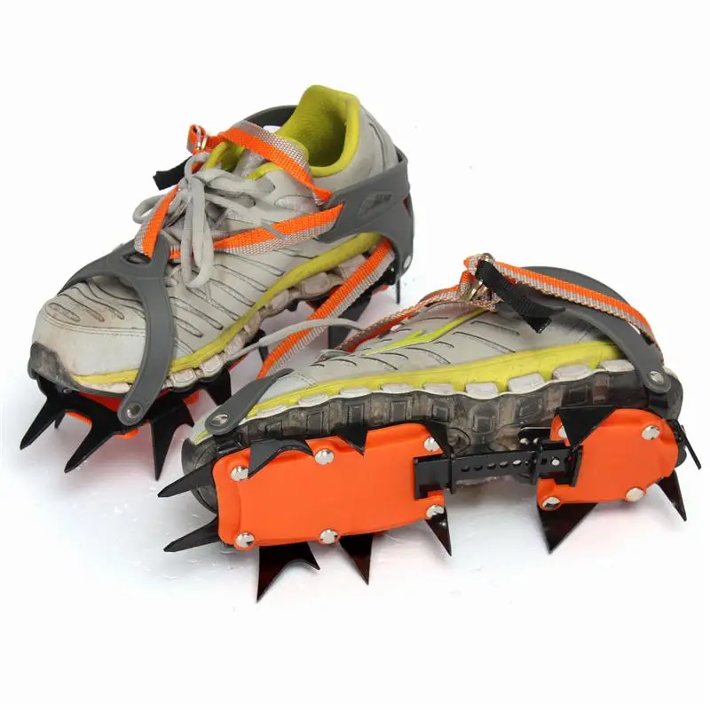 1 Pair Ultralight Aluminium alloy Fourteen Teeth Bundled Ice Gripper Climbing High Altitude Slip-resistant Cramp
1 Pair Ultralight Aluminium alloy Fourteen Teeth Bundled Ice Gripper Climbing High Altitude Slip-resistant Cramp