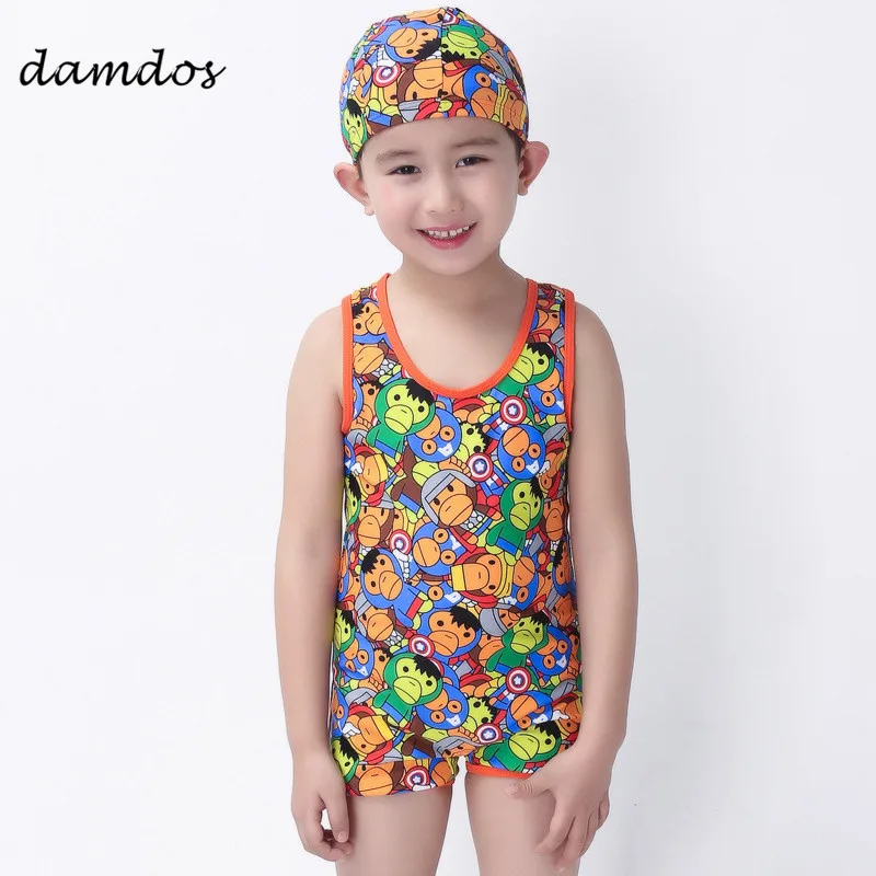 2019 Boys Swimsuit Children One-Piece Suit for Boys Swimwear jellyfish Bath Suit Beach Dress Cap Angle Split
2019 Boys Swimsuit Children One-Piece Suit for Boys Swimwear jellyfish Bath Suit Beach Dress Cap Angle Split