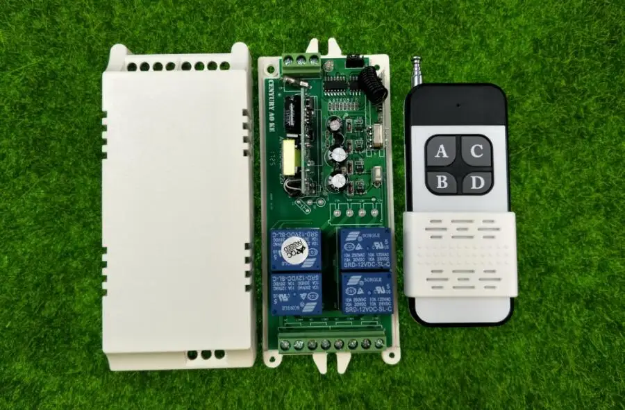 Беспроводной Радиочастотный релейный переключатель, AC 85-250 В, 110 В, 220 В, 230 В, 4 канала, для систем безопасности, гаражных дверей, электрических ворот
Беспроводной Радиочастотный релейный переключатель, AC 85-250 В, 110 В, 220 В, 230 В, 4 канала, для систем безопасности, гаражных дверей, электрических ворот