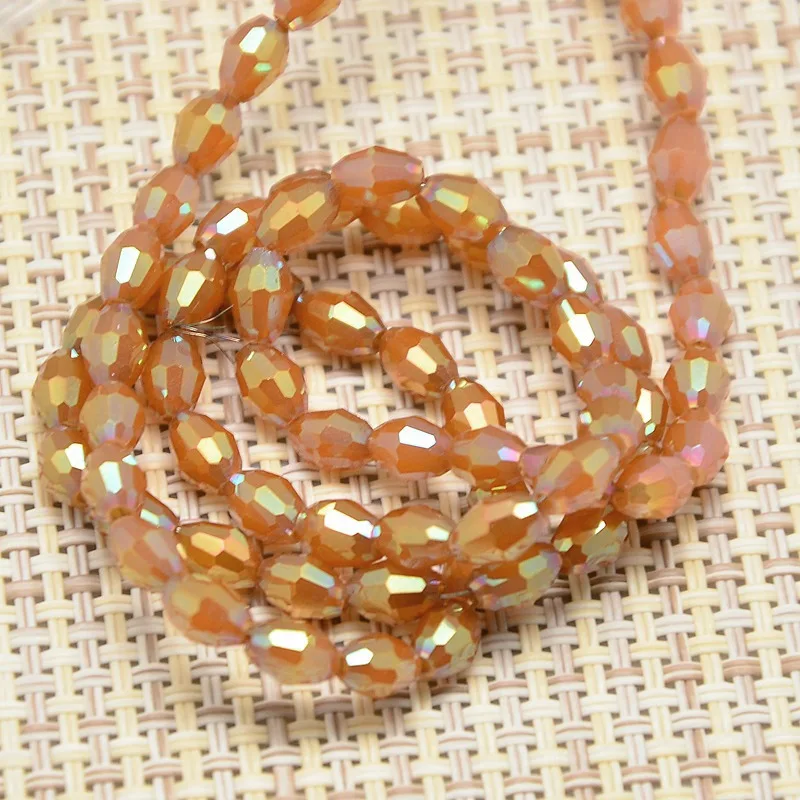 10Strands Electroplate Glass Beads Strands AB Color Plated Faceted Oval OrangeRed Beads 6x4mm Hole: 1mm; about 72pcs/strand 16"
10Strands Electroplate Glass Beads Strands AB Color Plated Faceted Oval OrangeRed Beads 6x4mm Hole: 1mm; about 72pcs/strand 16"