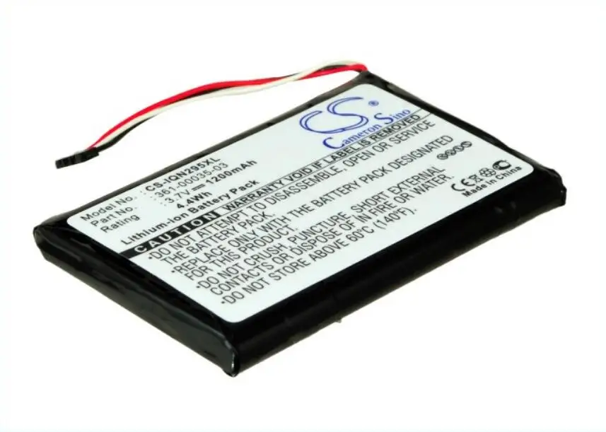 Cameron Sino 1200mah battery for GARMIN A3AVDG03 Nuvi 2405 2455LT 2789LMT 2557LMT 2555LT 361-00035-03 361-00035-07
Cameron Sino 1200mah battery for GARMIN A3AVDG03 Nuvi 2405 2455LT 2789LMT 2557LMT 2555LT 361-00035-03 361-00035-07