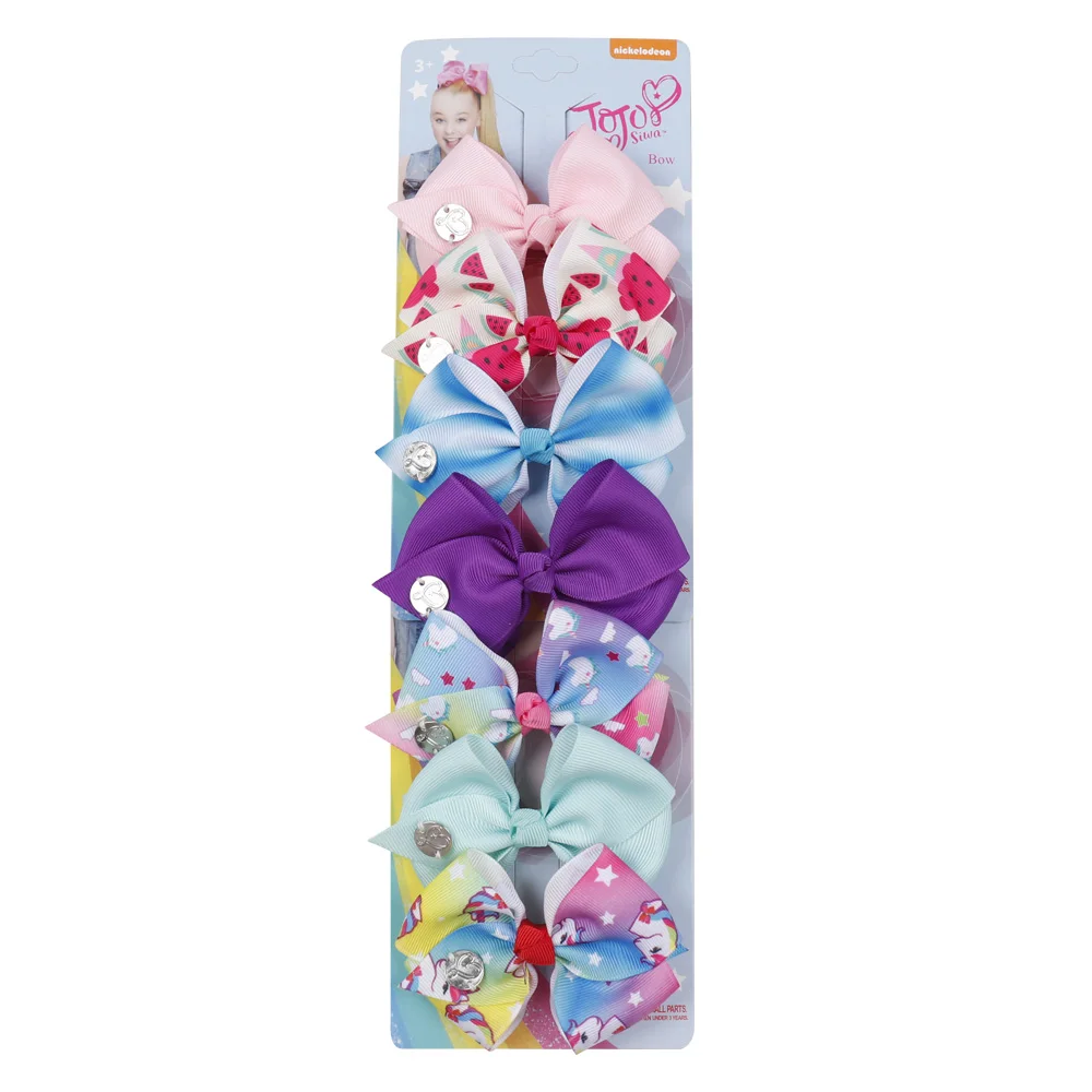 7pcs/set 3.5" Clip Colorful Solid Print Christmas Bows With Alligator Clips For Kids Girls Hair Accessories Hairpins
7pcs/set 3.5" Clip Colorful Solid Print Christmas Bows With Alligator Clips For Kids Girls Hair Accessories Hairpins