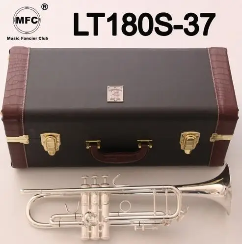 Bach Stradivarius Профессиональный Bb Труба LT180S 37 Посеребренная тромпита Музыкальные