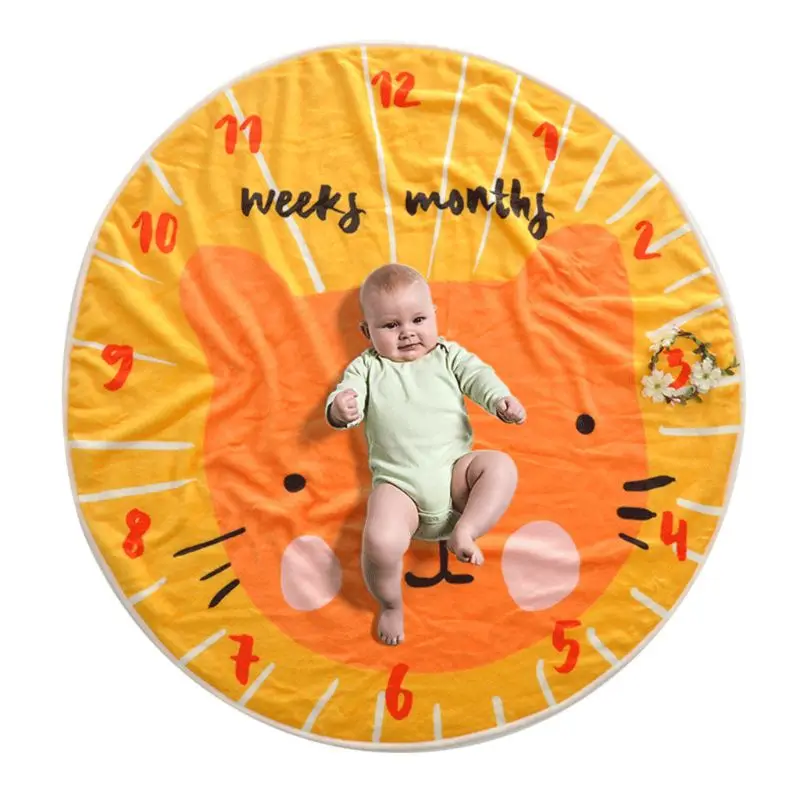 Baby Blanket Photography Flannel Cartoon Round Soft Sleep Cute Decoration Children Kids Props Comfortable Newborn Supplies
Baby Blanket Photography Flannel Cartoon Round Soft Sleep Cute Decoration Children Kids Props Comfortable Newborn Supplies