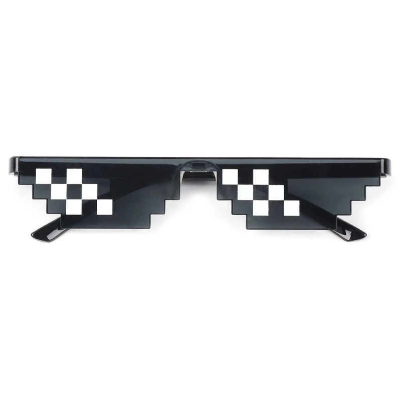 Thug Life Glasses Deal With It Glasses Pixel Women Men Black Mosaic Sunglasses Safe Eco- friendly ABS Sunglasses
Thug Life Glasses Deal With It Glasses Pixel Women Men Black Mosaic Sunglasses Safe Eco- friendly ABS Sunglasses